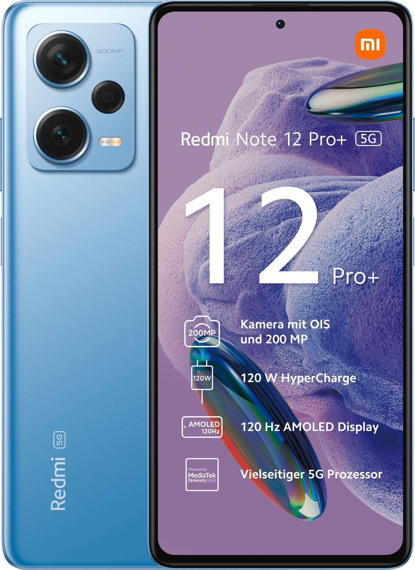 Xiaomi Note 12 Pro+ 5G 8+256GB Smartphone (6,67 Zoll,200 MP Kamera) Smartphone