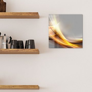 DEQORI Magnettafel 'Glänzende Lichtreflexe', Whiteboard Pinnwand beschreibbar