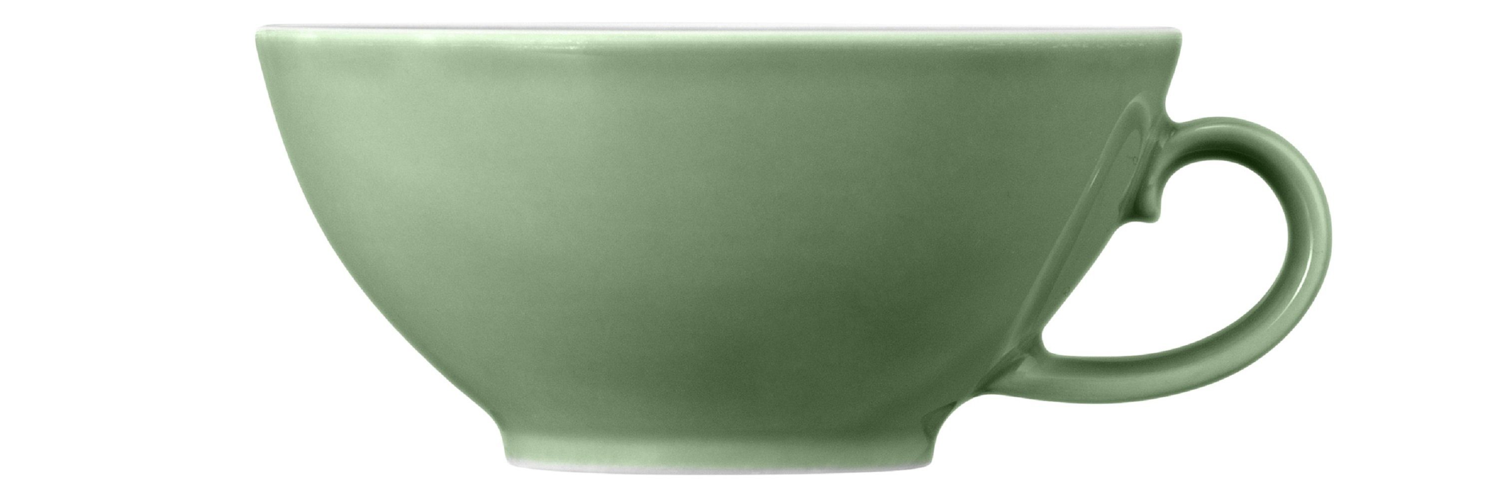 Seltmann Weiden Becher Seltmann Weiden Beat Salbeigrün Teeobertasse 0,14l, Porzellan