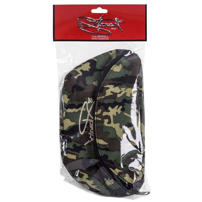 2Stoned Bauchtasche Hüfttasche Classic mit Stick für Erwachsene und Kinder mit Reißverschlussfach auf der Rückseite