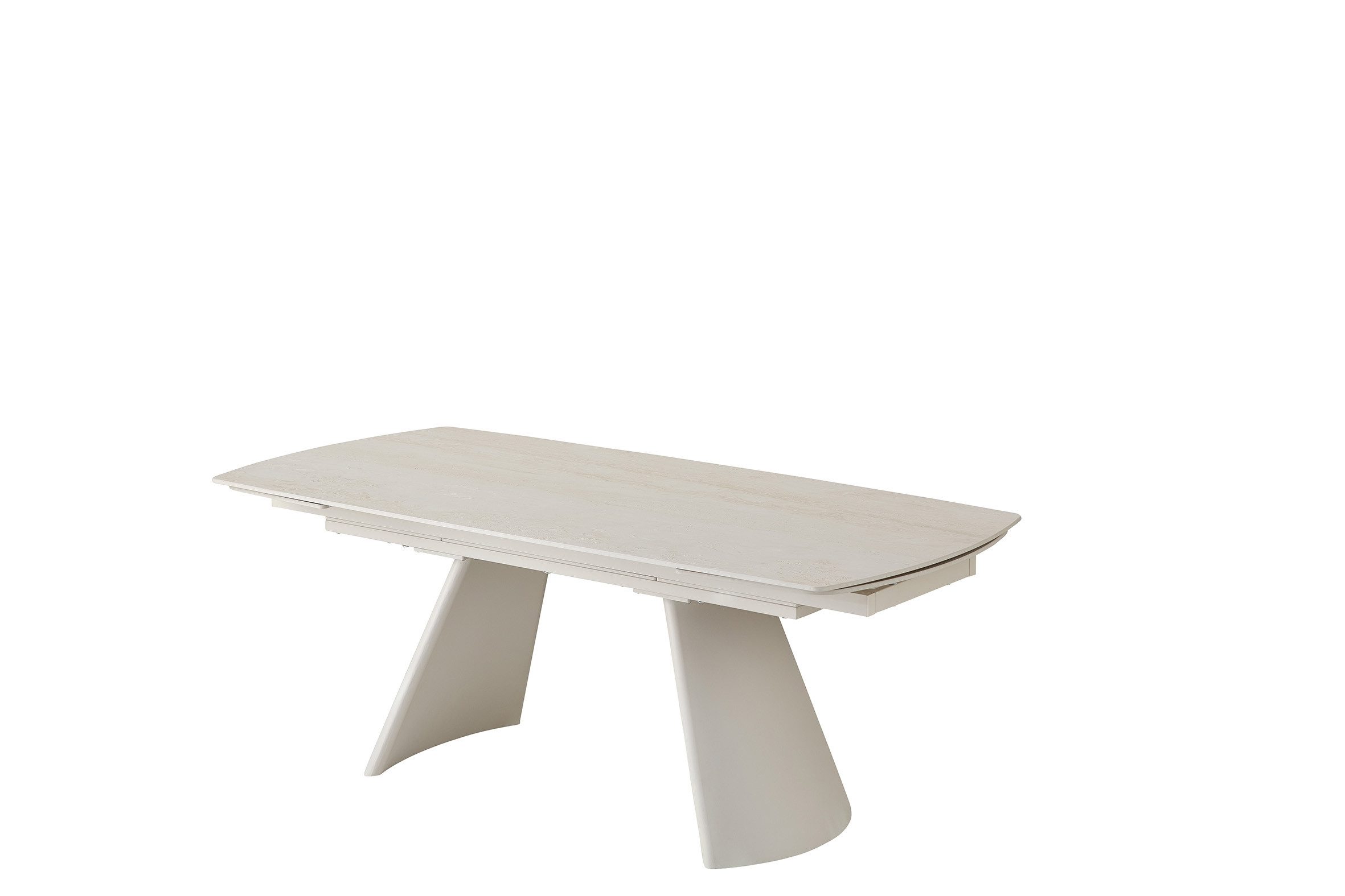 freiraum Esstisch Kelso, (ausziehbar) in Travertin - Optik, beige - 200/280x76x100 (BxHxT)