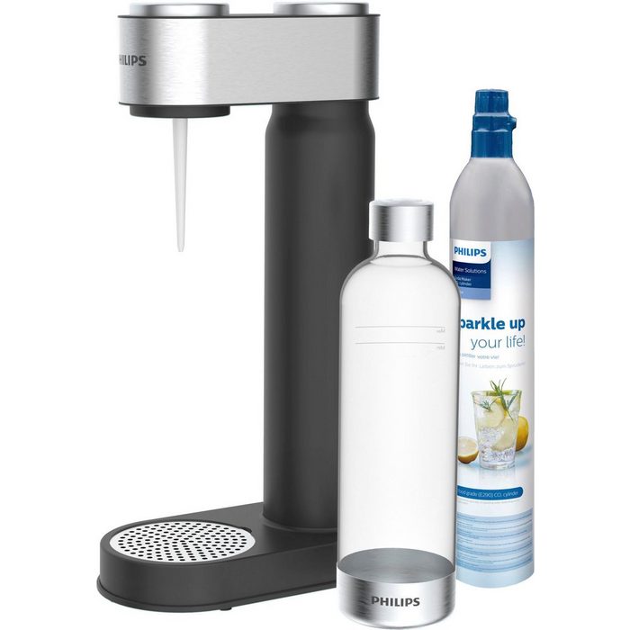 Philips Wassersprudler Viva & CO2-Zylinder 1L Kunststoff-Flasche