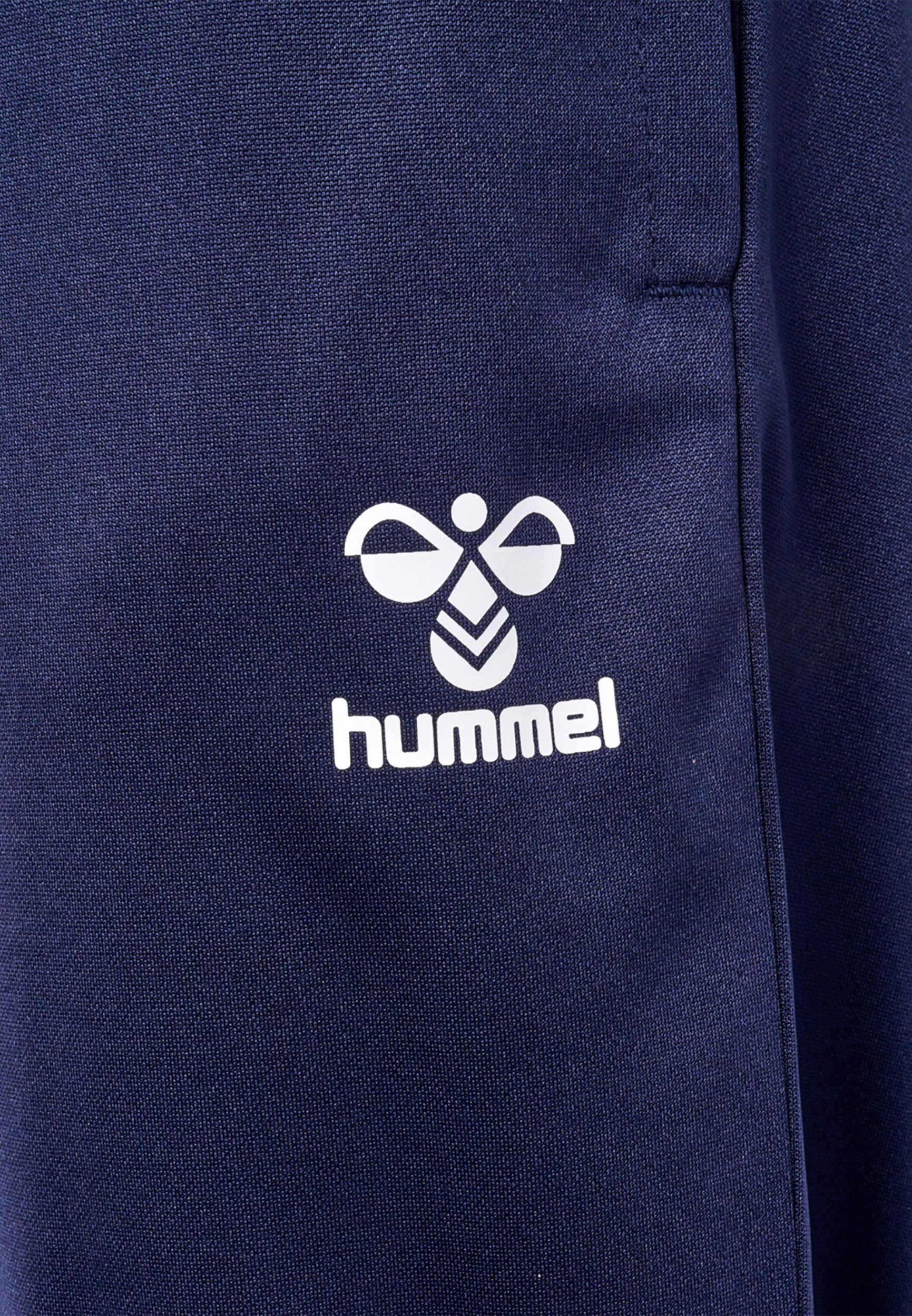 hummel Trainingsanzug Sportliches Design Stehkragen Glatte Oberfläche Komfort (2-tlg), hmlLOGO SUIT