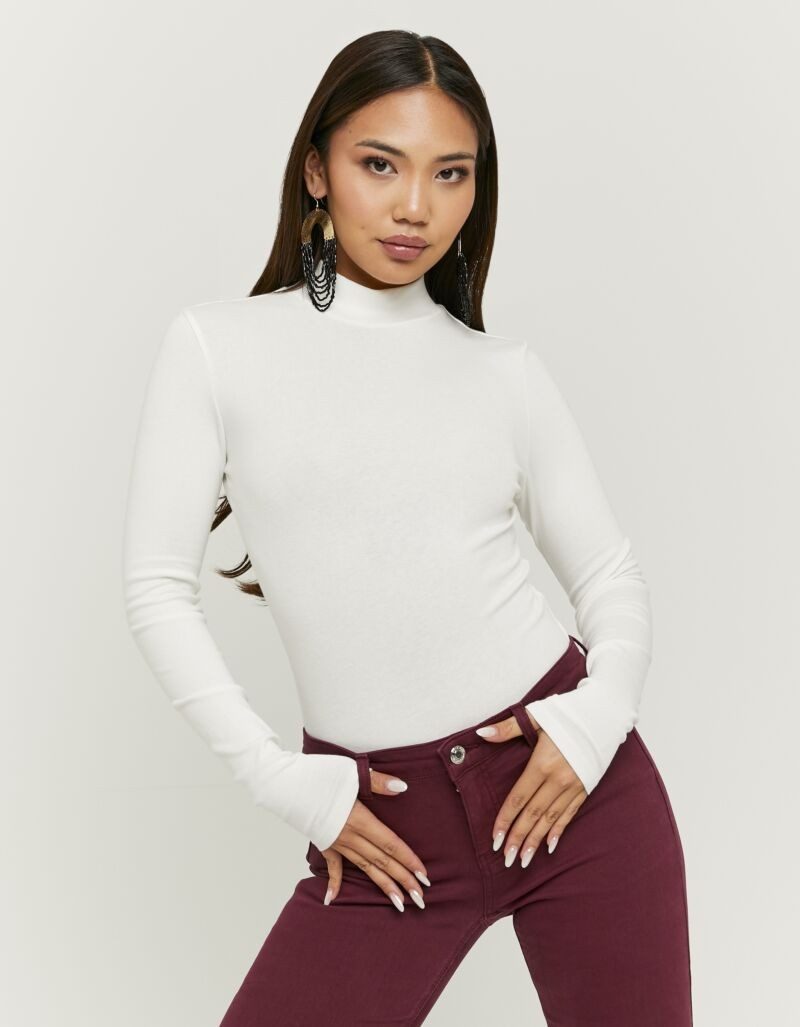 Tally Weijl Langarmbody SBOCOCOSIMO Baumwollmischung, figurbetont