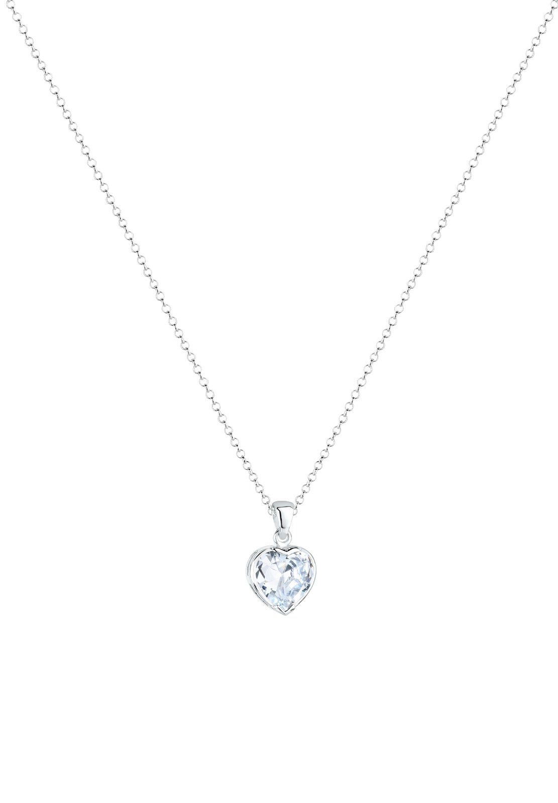 Elli Kette mit Anhänger Herz Zirkonia günstig online kaufen