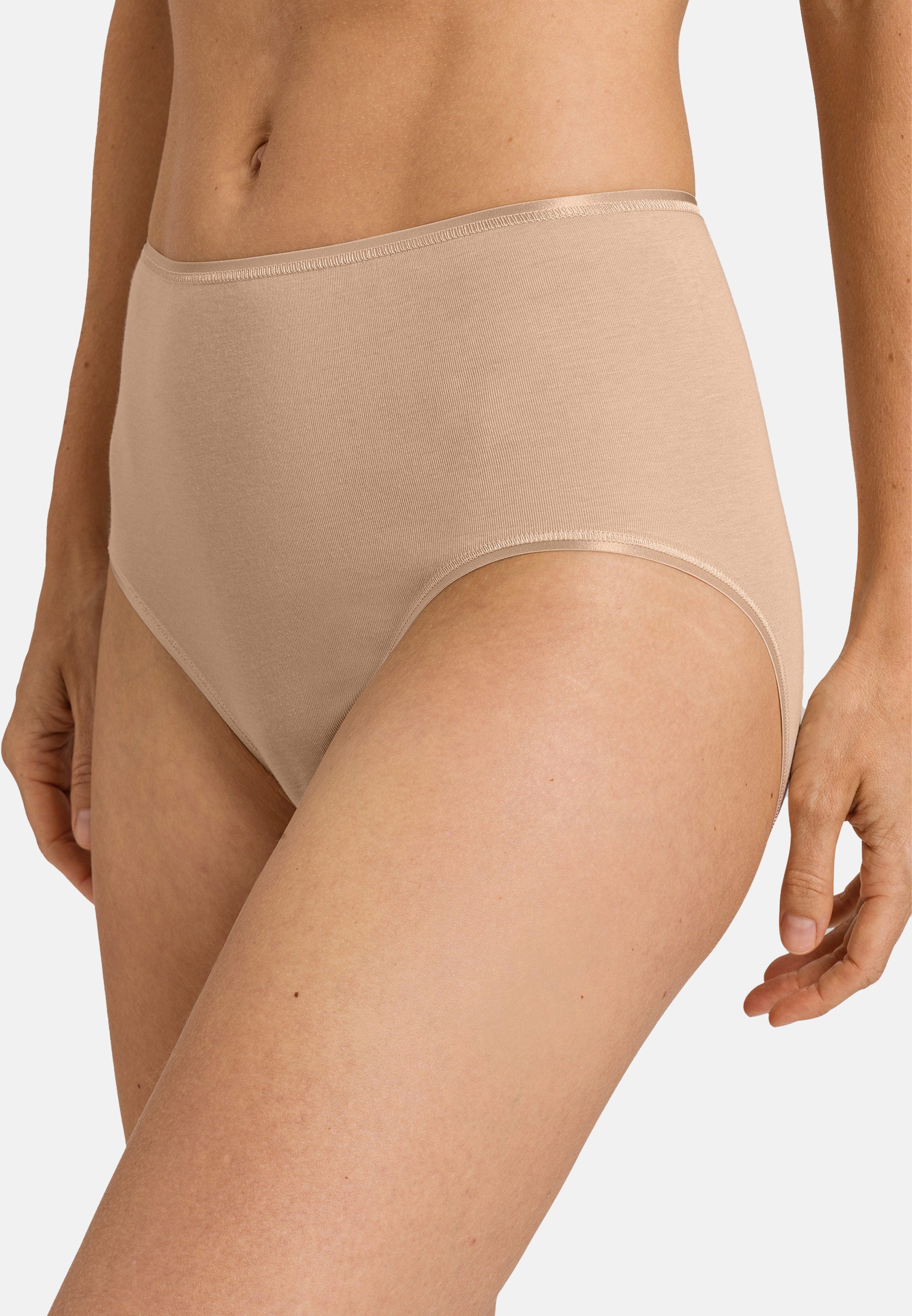 Hanro Maxislip 2er Pack Cotton Seamless (Spar-Set, 2-St) Maxi Slip - Baumwolle - Nahtlos - Angenehm auf der Haut