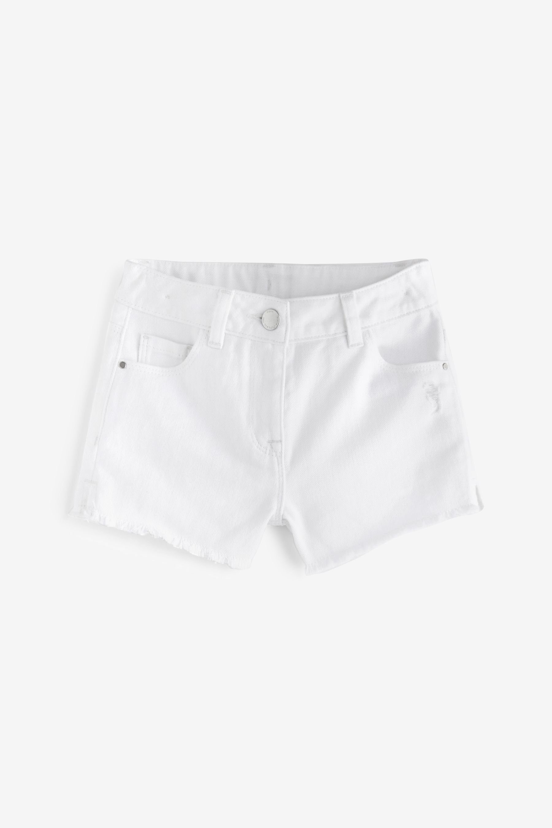 Next Shorts mit Fransensaum White (1-tlg) Shorts