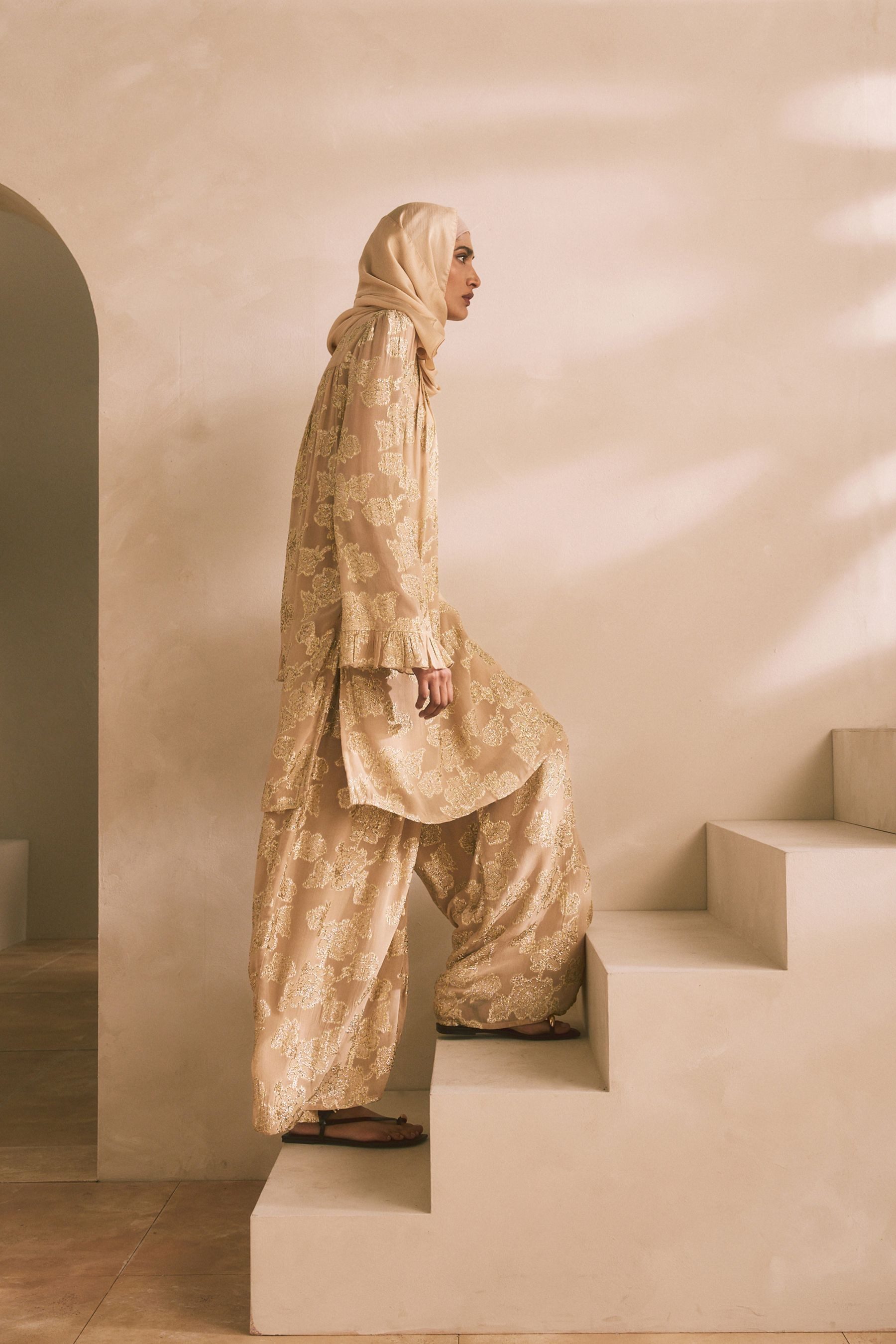 Next Palazzohose Hose mit weitem Bein, Kombiteil (1-tlg)