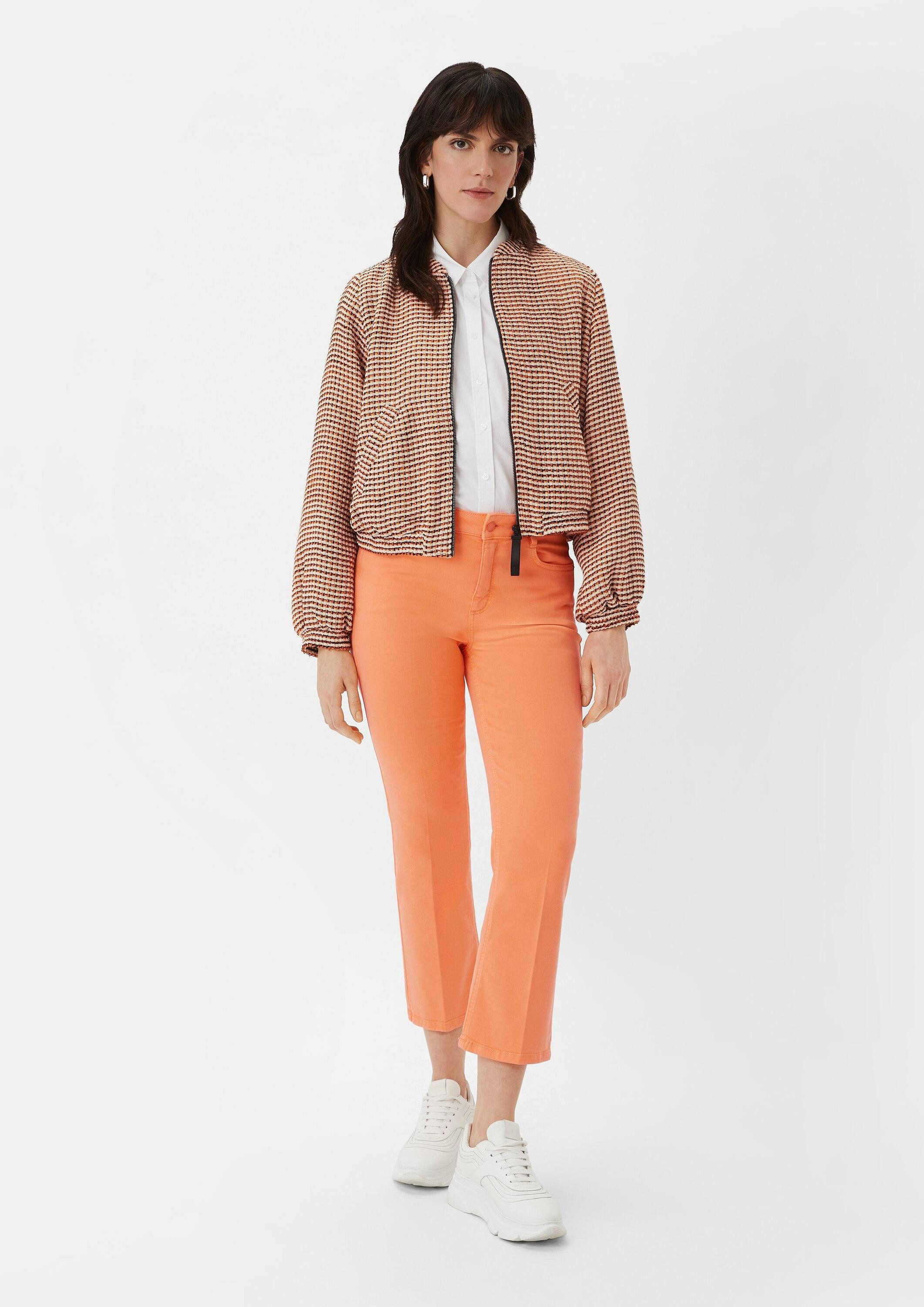 comma 7/8-Hose Hose Regular: Twill-Hose mit Flared leg