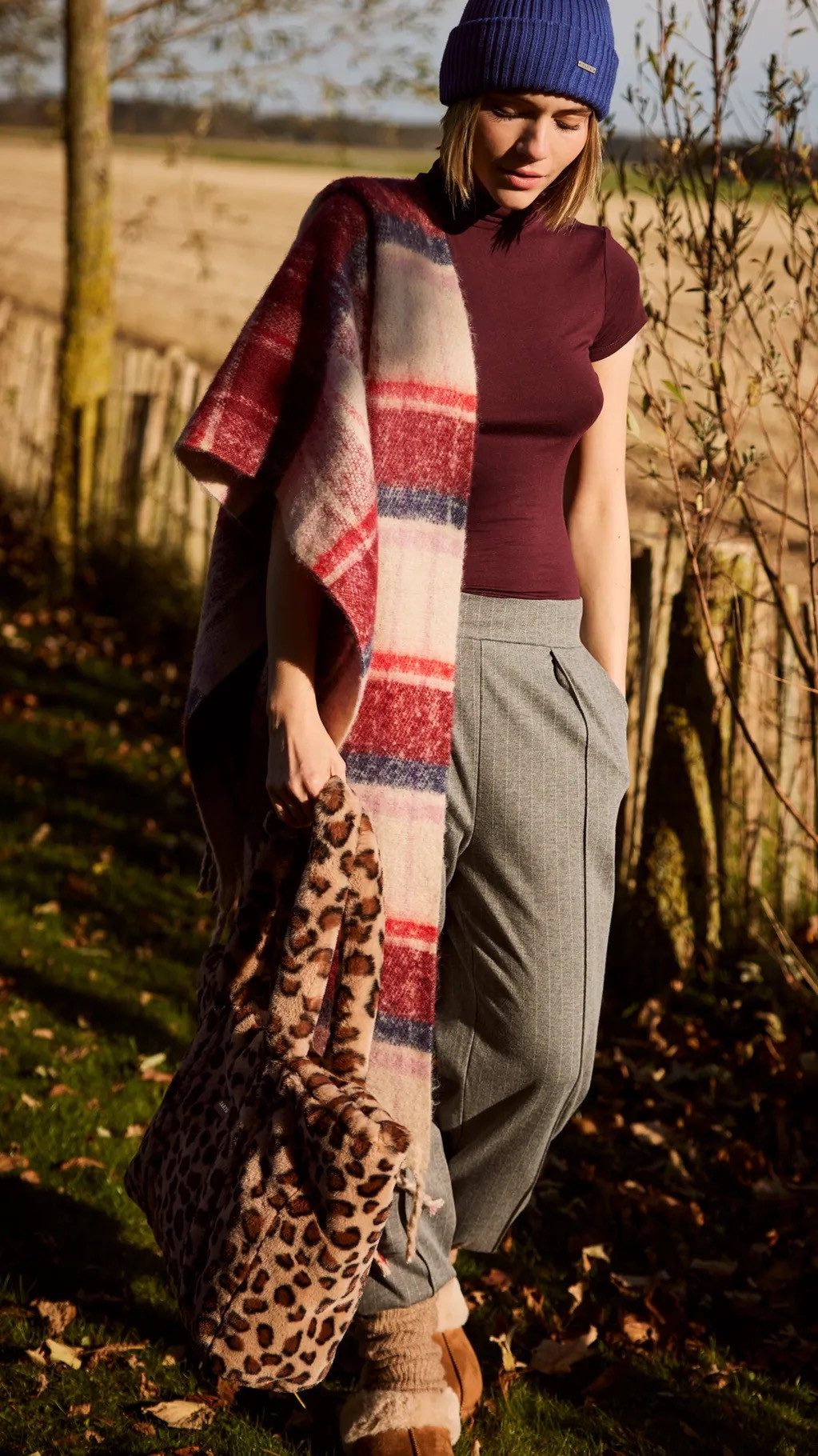 Barts Shopper Barts Purida Shopper aus Kunstfell mit Leopardenmuster