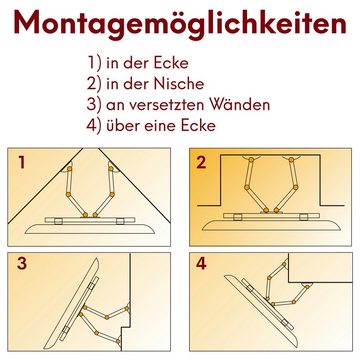 kalb TV Wandhalterung schwenkbar neigbar für 26-55 Zoll TV-Ständer