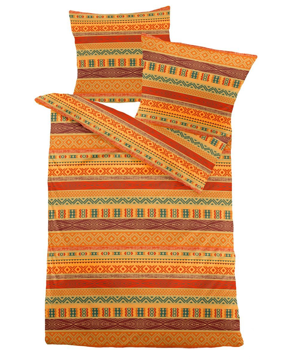 Dormisette Bettwäsche 135x200cm Orientalisch Streifen Punkte günstig online kaufen