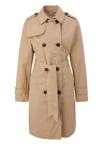 s.Oliver Trenchcoat mit Knopfleiste und Bindegürtel