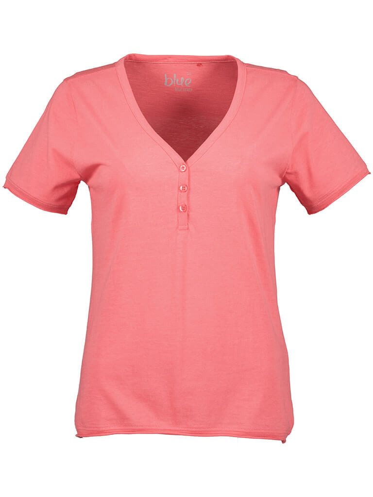 Blue Seven T-Shirt Damen Kurzarm-Shirt Unifarben günstig online kaufen