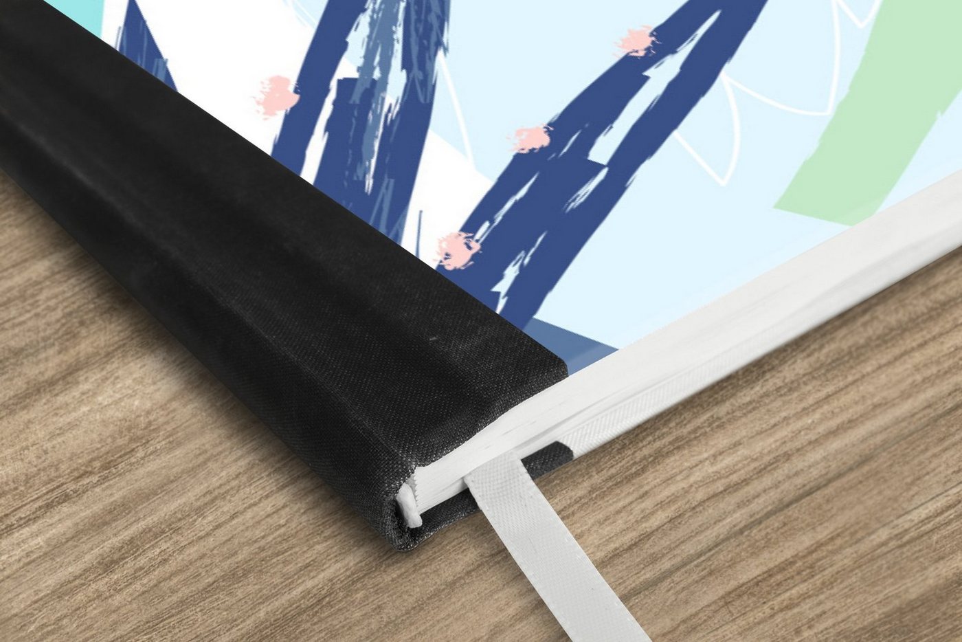 Thumbnail - MuchoWow Notizbuch Sommer - Hellblau - Pflanze, Notebook, Notizblock a5, Tagebuch, Journal Liniert