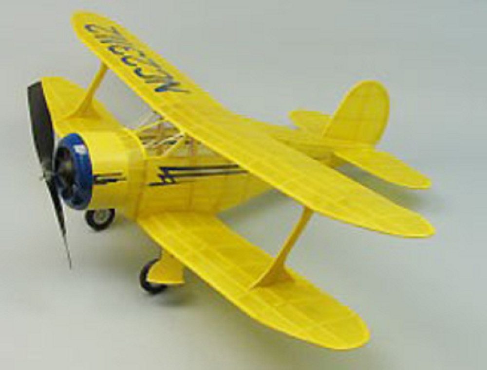 Krick Modellbausatz Dumas Aircraft Staggerwing Doppeldecker Balsabausatz