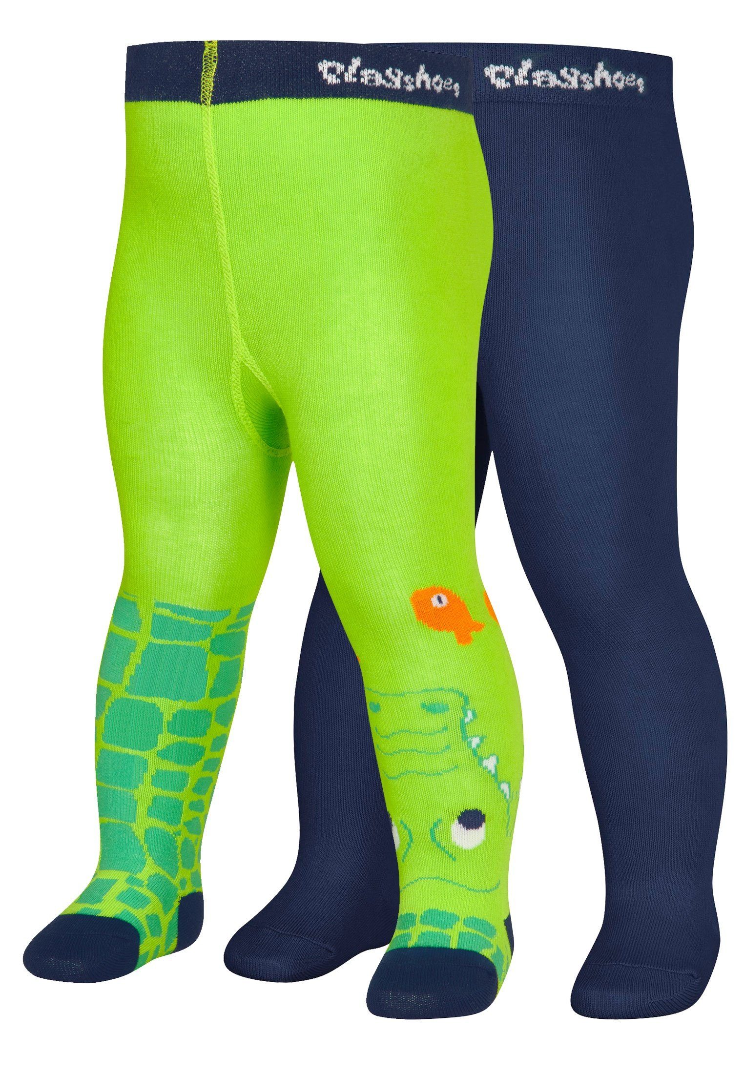 Set Krokodil 2er Playshoes Strumpfhose Strumpfhose