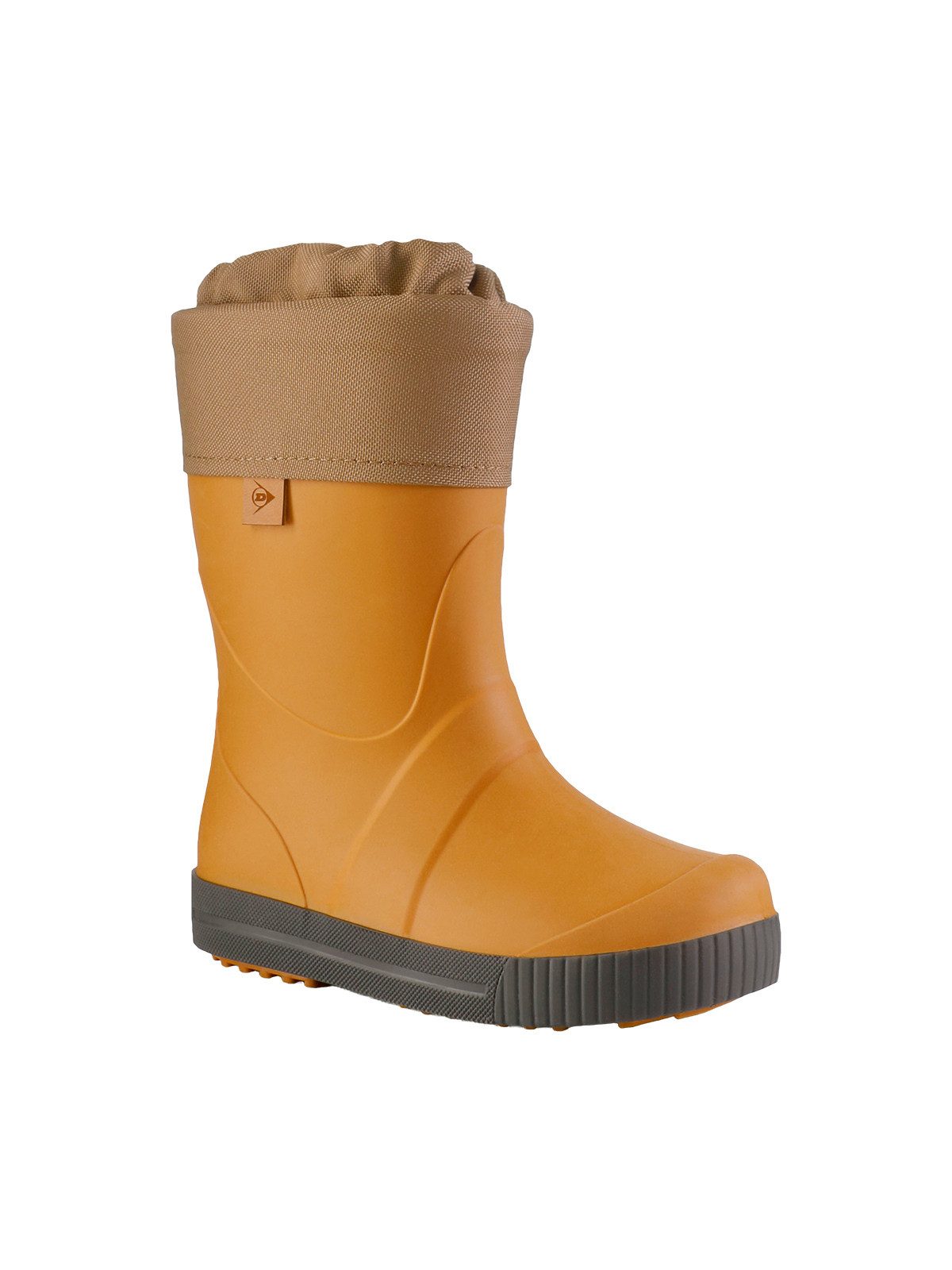 Dunlop_Workwear PA0KM45 Puddle Jumper Kurkuma Braun mit Fellfutter Winterstiefel
