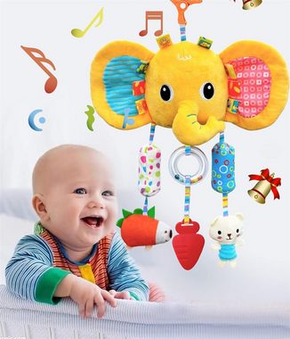 RefinedFlare Tierkuscheltier Hängende Spielzeuge mit Glöckchen, ansteckbare Babysitzspielzeuge, (1-tlg)