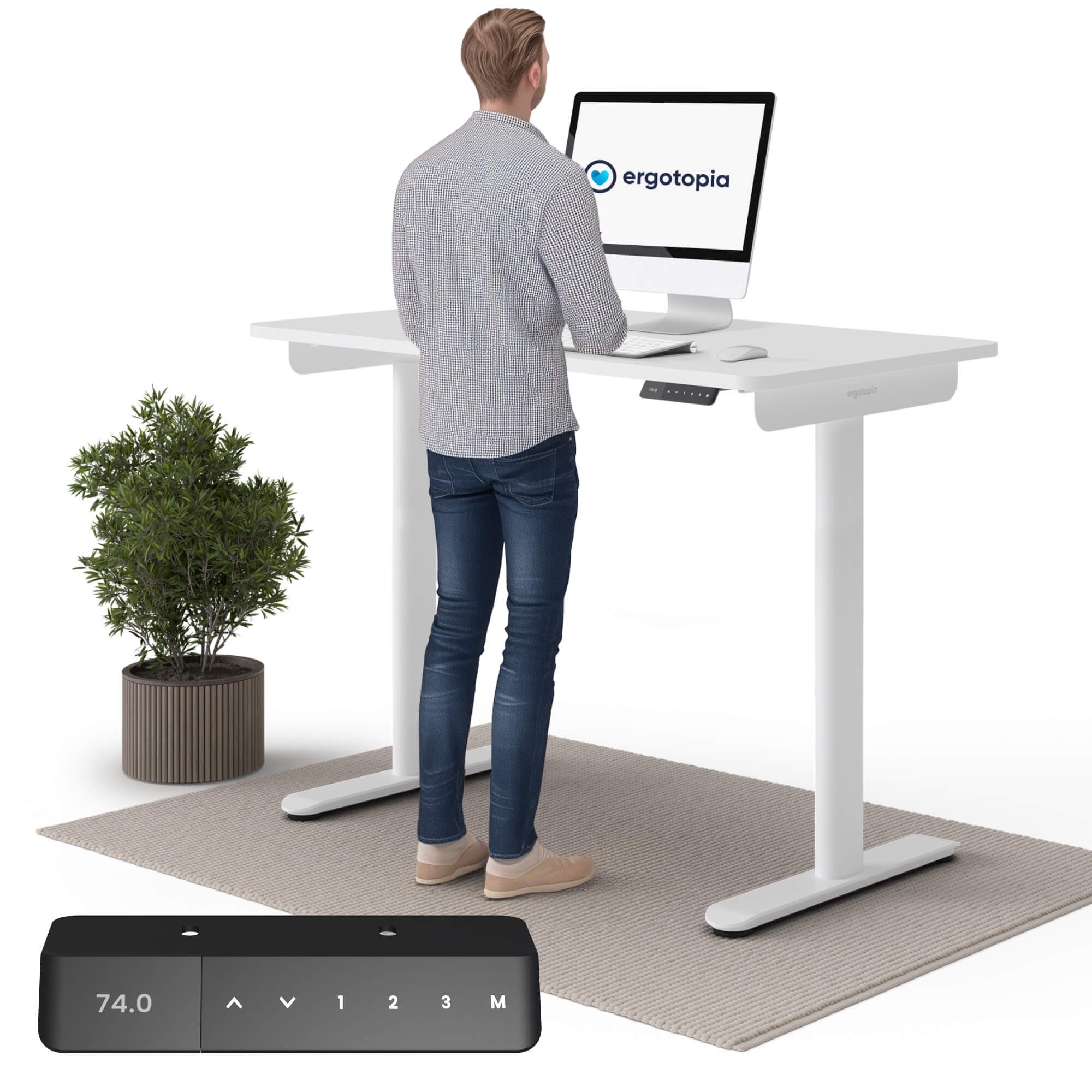Ergotopia Schreibtisch Desktopia One (elektrisch höhenverstellbarer günstig online kaufen