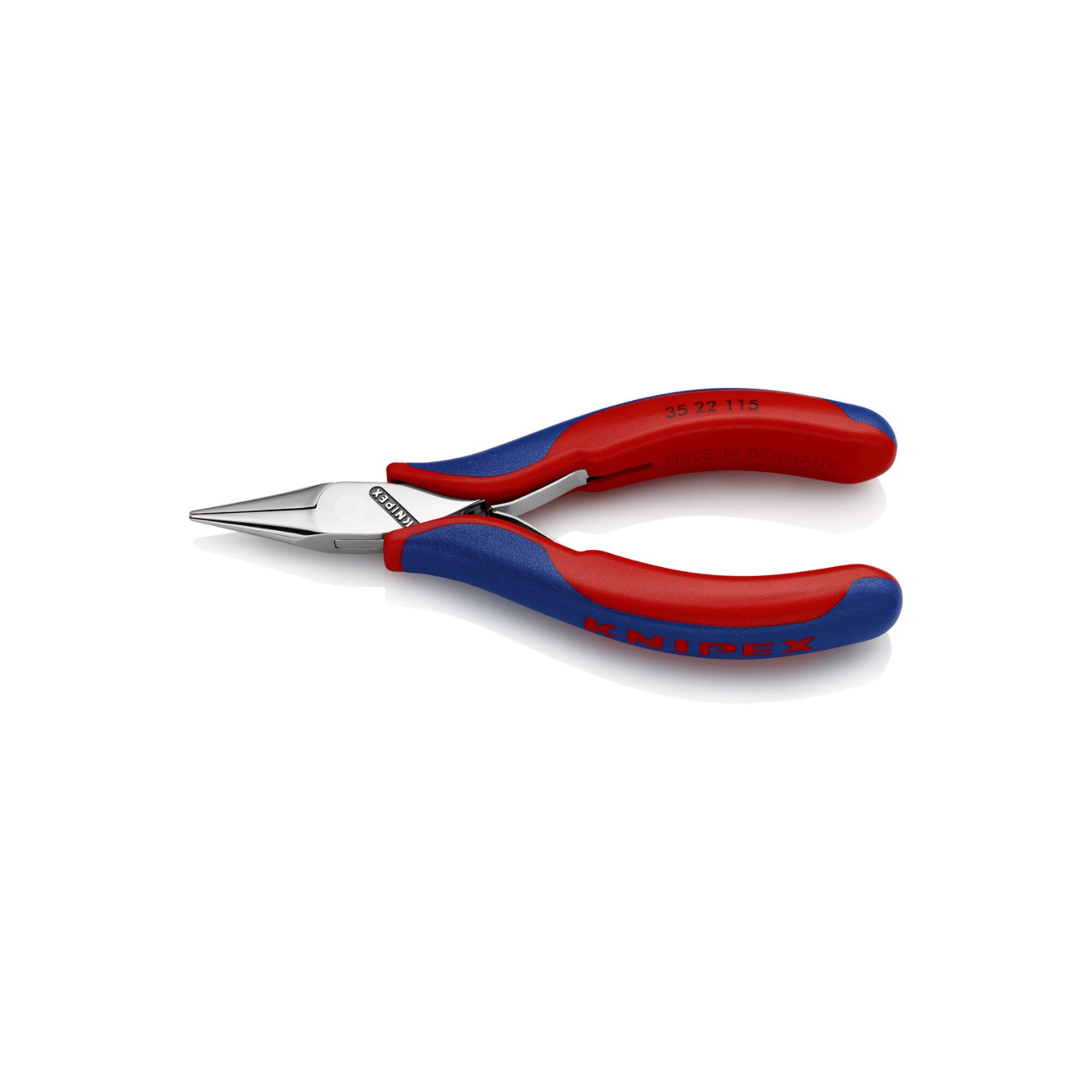 Knipex Kombizange KNIPEX 35 22 115 Elektronik-Greifzange mit durchgestecktem Gelenk mit