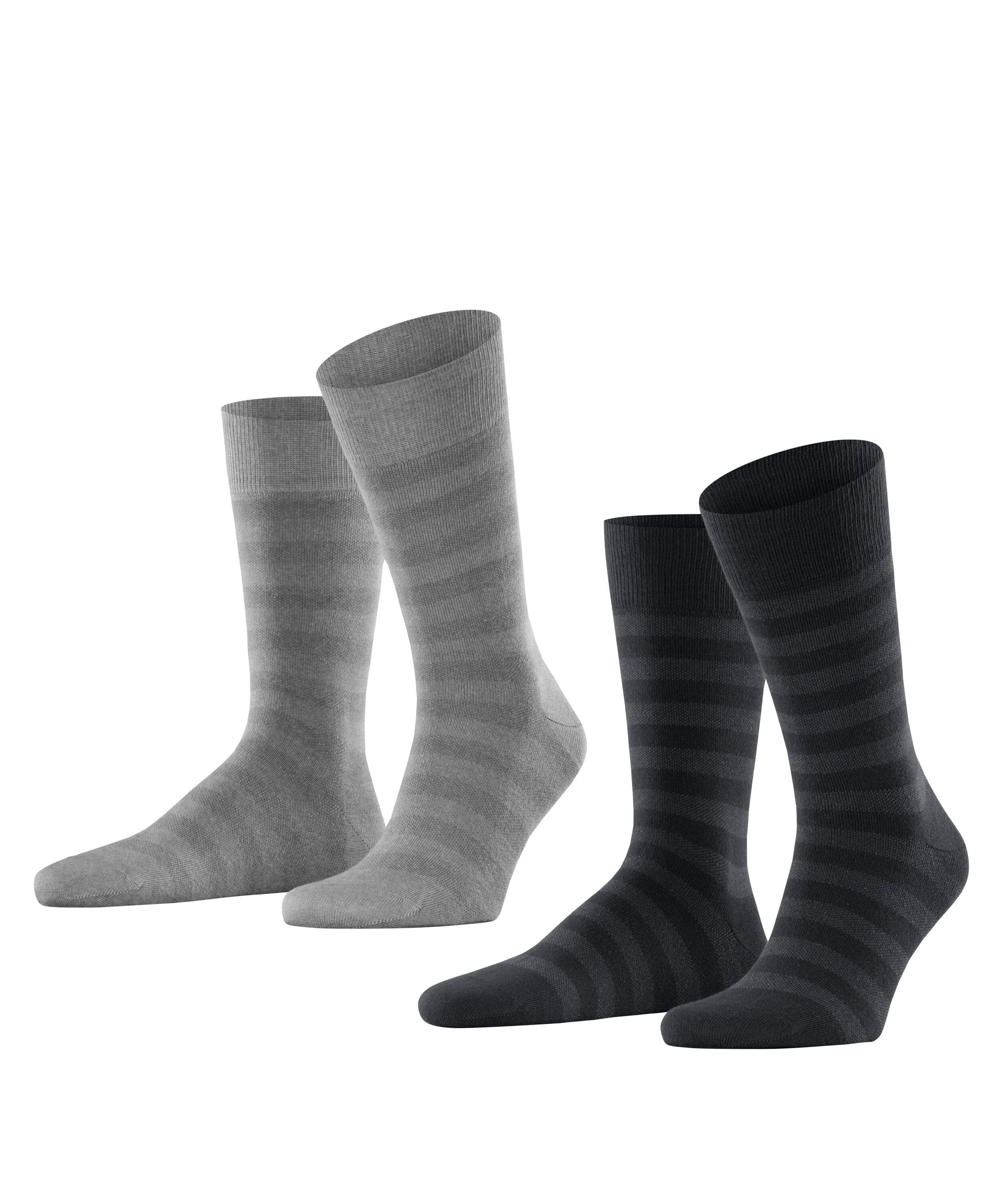 Socken Mesh Stripe 2-Pack