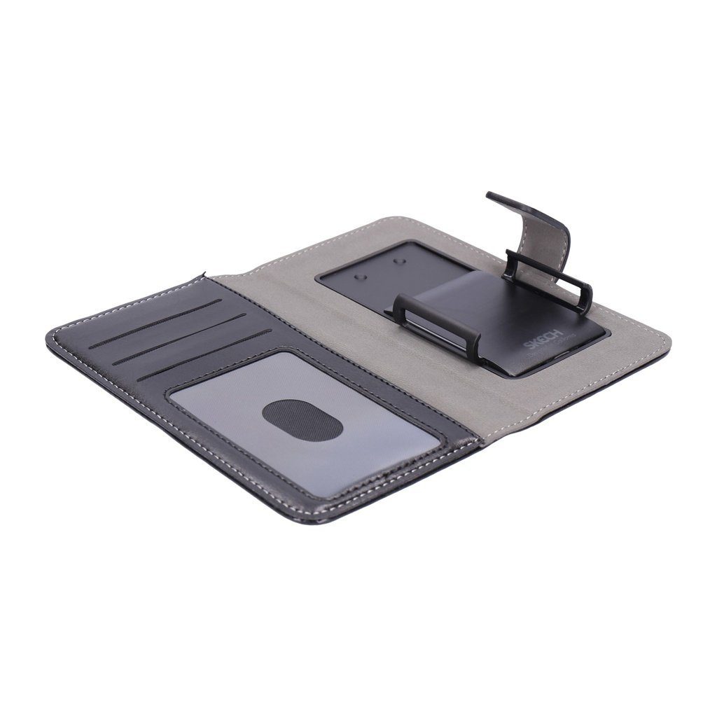 SKECH Handyhülle Universal Wallet für Smartphones 4.1 - 4.7" in schwarz