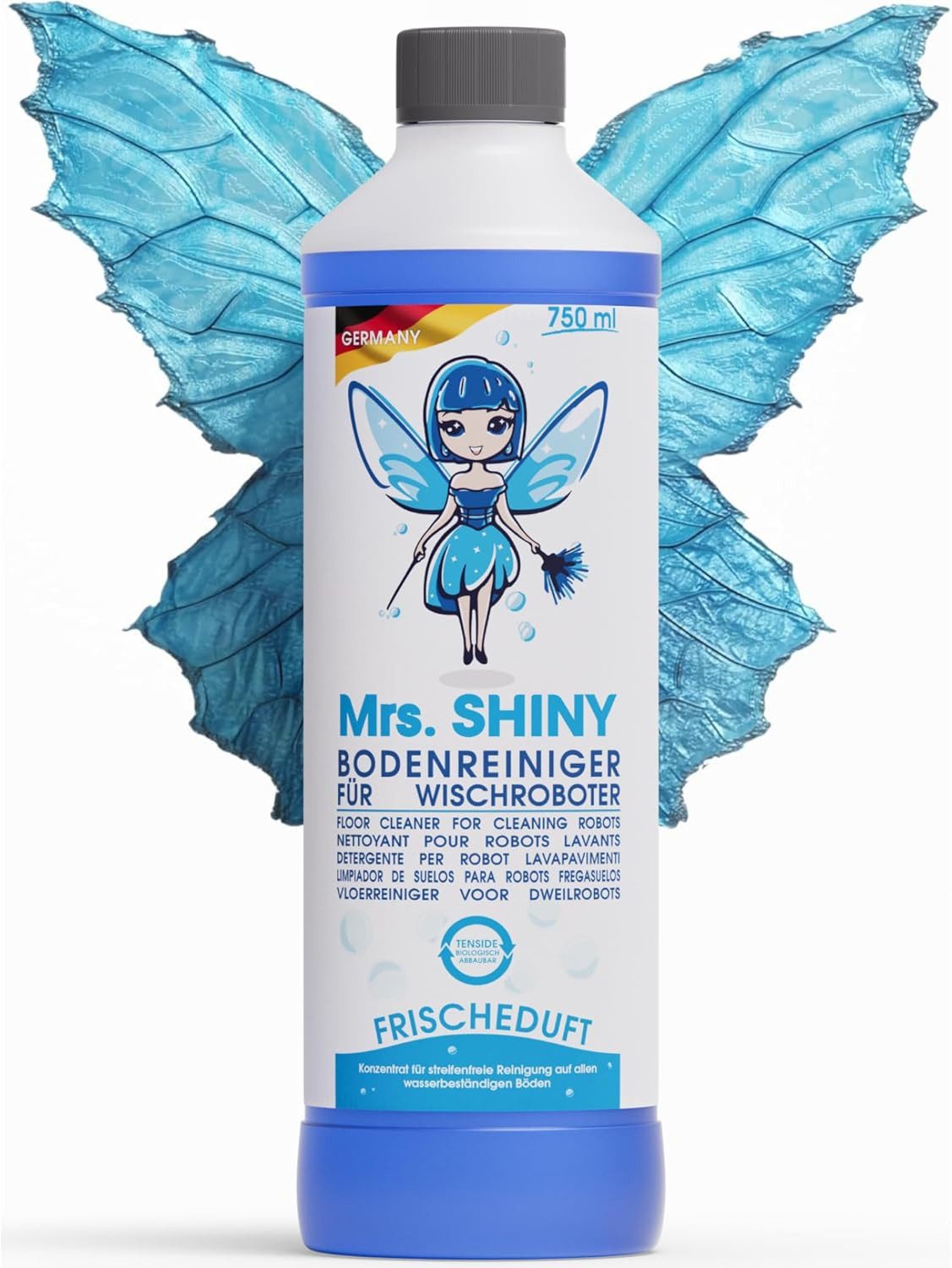 Mrs Shiny Wischroboter Mrs. Shiny-Bodenreiniger für Wischroboter 750ml Konzentrat