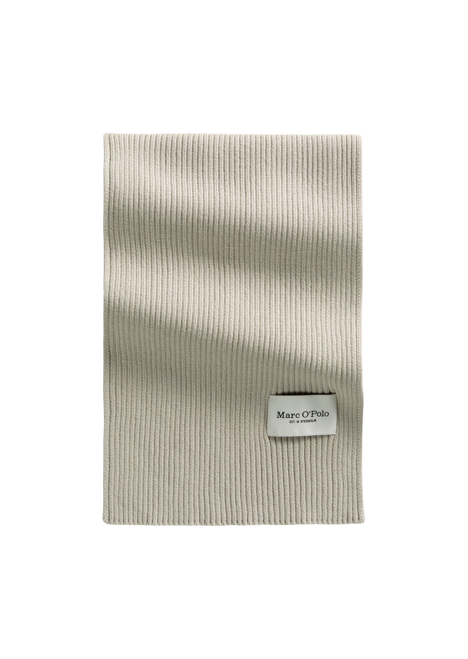 Marc O'Polo Strickschal aus reiner Bio-Baumwolle