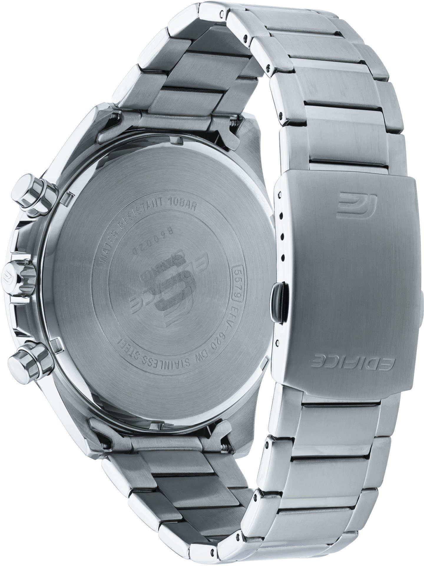 CASIO EDIFICE Chronograph EFV-620D-2AVUEF, Quarzuhr,Armbanduhr,Herrenuhr, Edelstahlarmband, bis 10bar wasserdicht