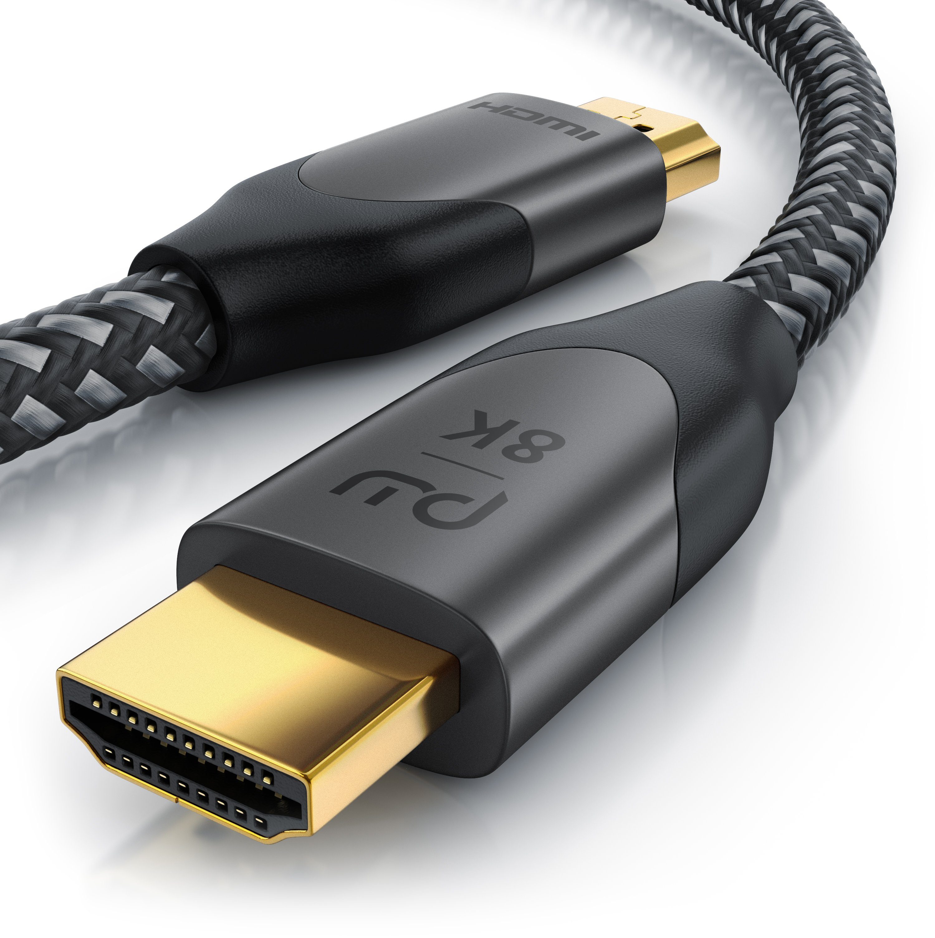 Primewire HDMI-Kabel, 2.1, HDMI Typ A (50 cm), 8k @120Hz 4K @240Hz DSC, 3D, UHD II, HDR-10+, VRR, Dolby Vision - 0,5m