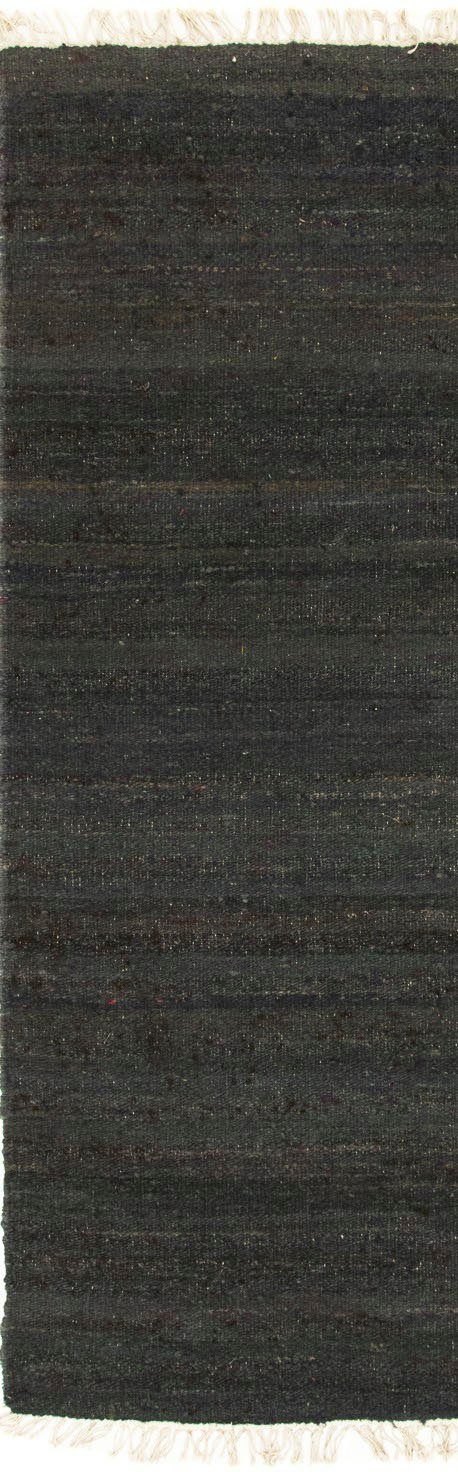 Läufer Gabbeh Teppich handgewebt blau, morgenland, rechteckig, Höhe: 8 mm, Viskose