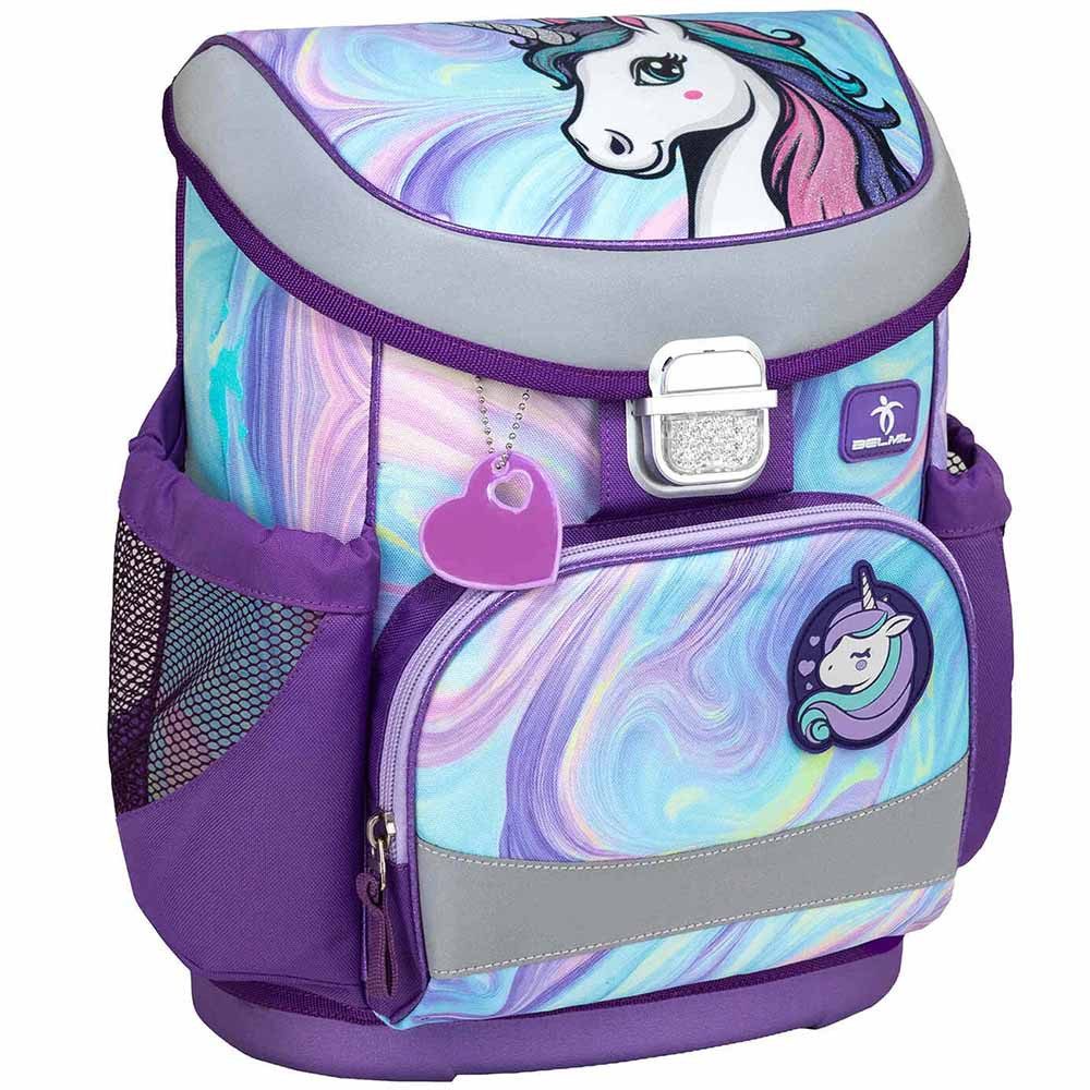 Belmil Schulranzen Set Mini Fit 10-teilig 2025 Mädchen Unicorn Dream