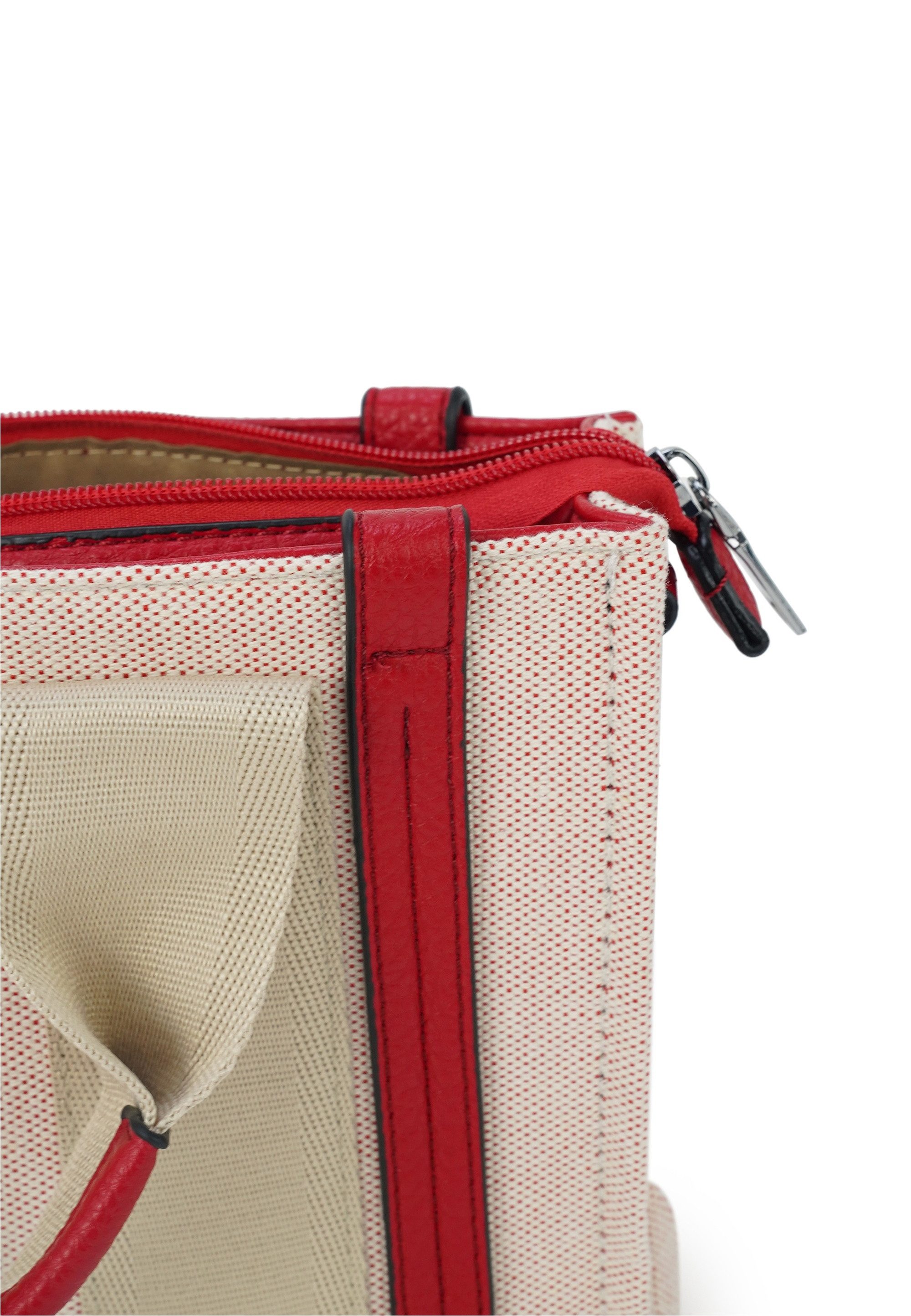 Harpa Schultertasche TAMI, mit sportlichen Canvas-Streifen