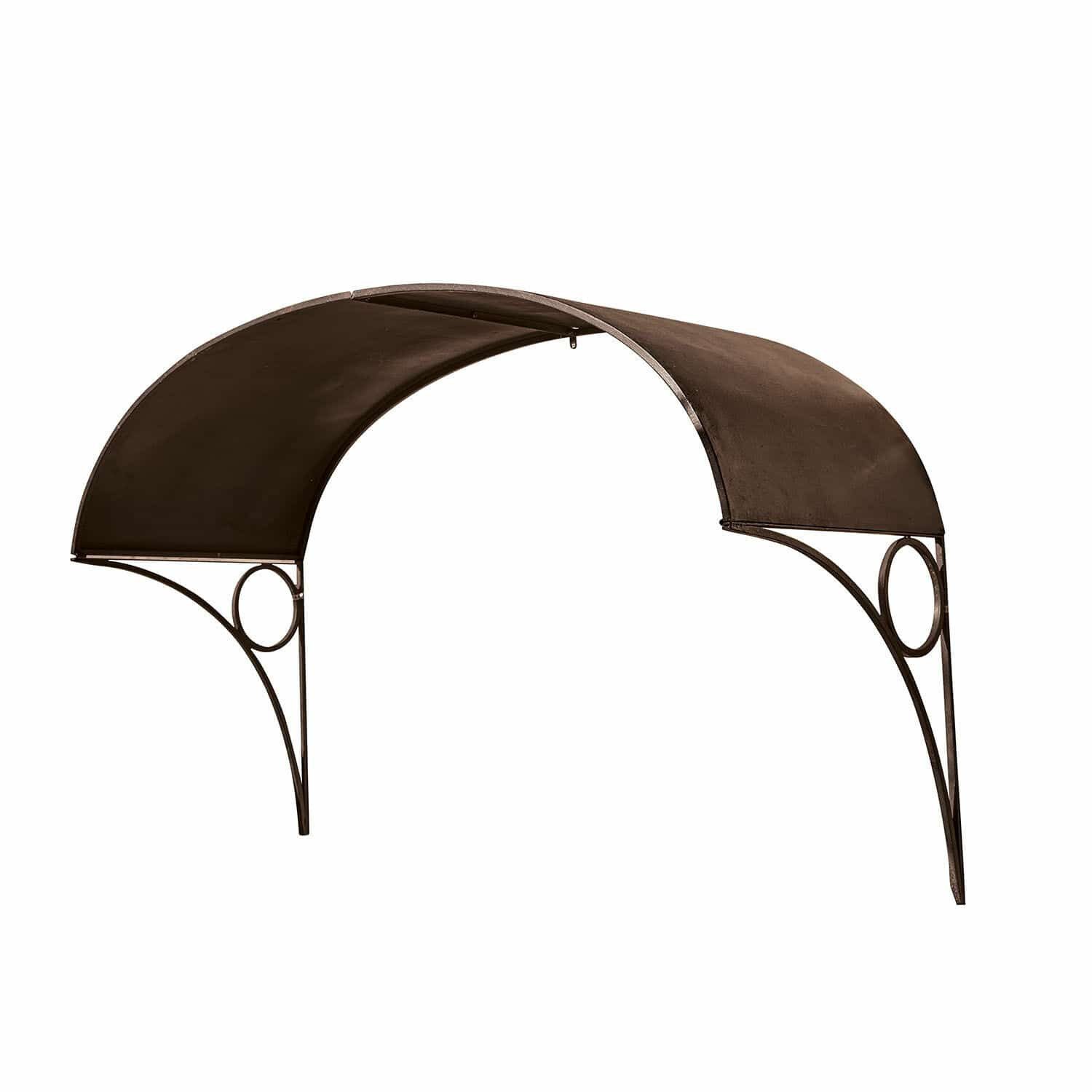 Mirabeau Paravent Vordach Auburn antikschwarz