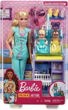 Barbie Anziehpuppe Kinderärztin, blond