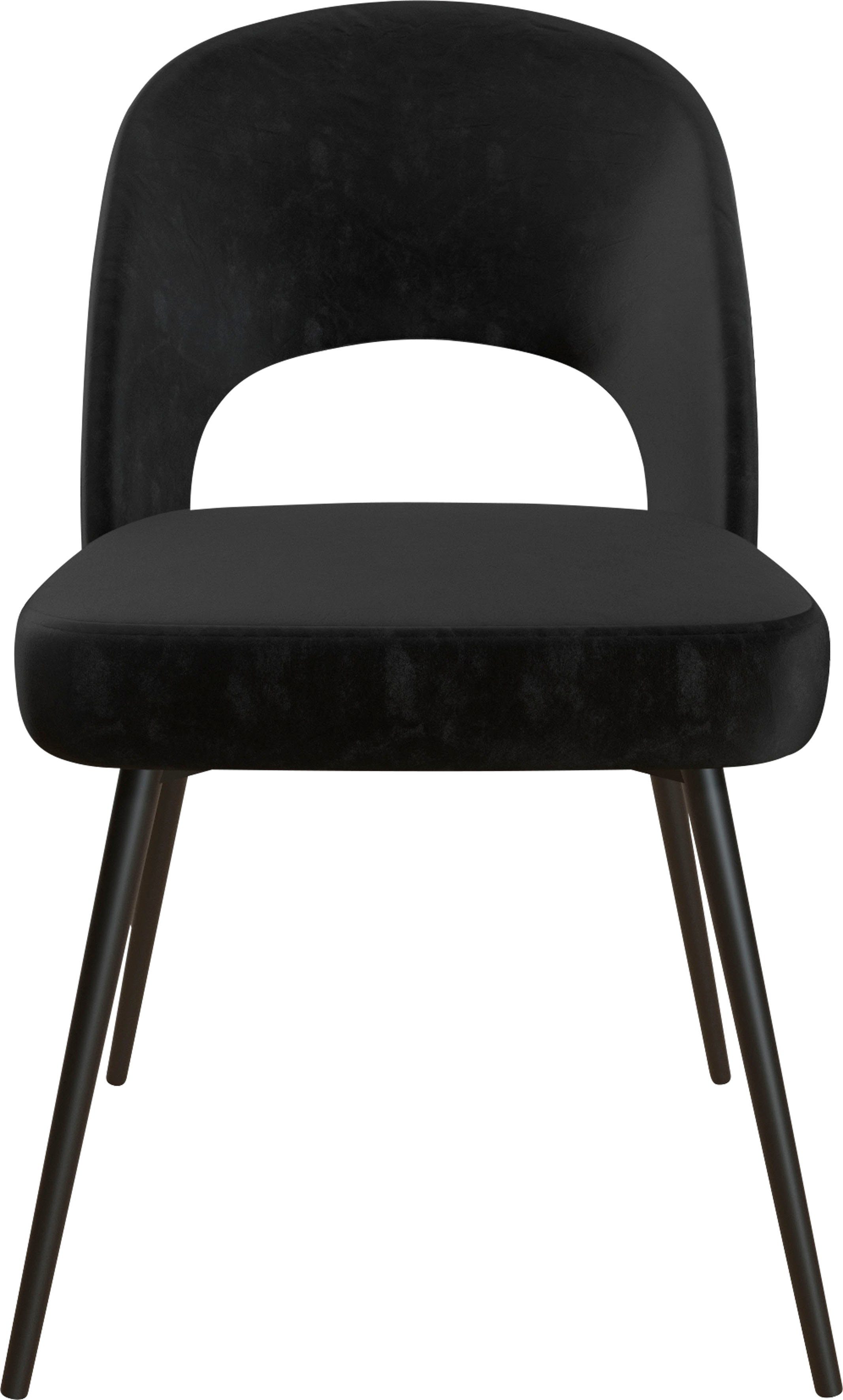CosmoLiving by Cosmopolitan cm Sitzhöhe verschiedene St), Farbvarianten schwarz erhältlich, 46 Esszimmerstuhl (1 Metallgestell, Alexi