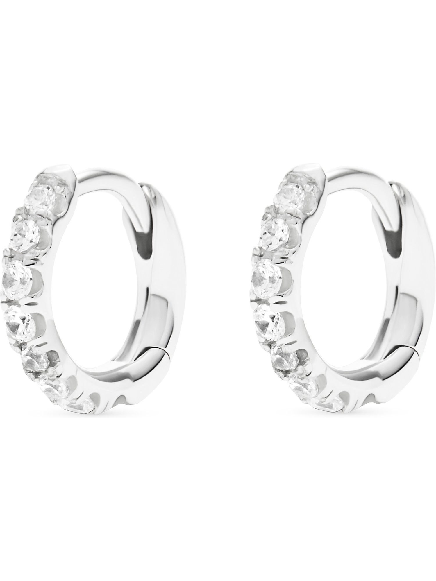 FAVS Paar Ohrhänger FAVS Damen-Ohrhänger 925er Silber 16 Zirkonia