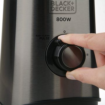 Black + Decker Standmixer BXJB800E, 800 W, 1,5L Glaskrug