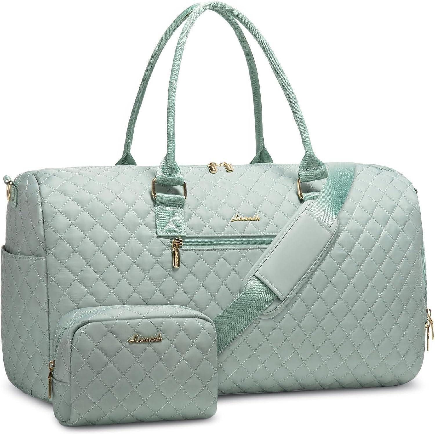 Weekender Reisetasche Damen Weekender Sporttasche mit Kulturtasche & Nassfach