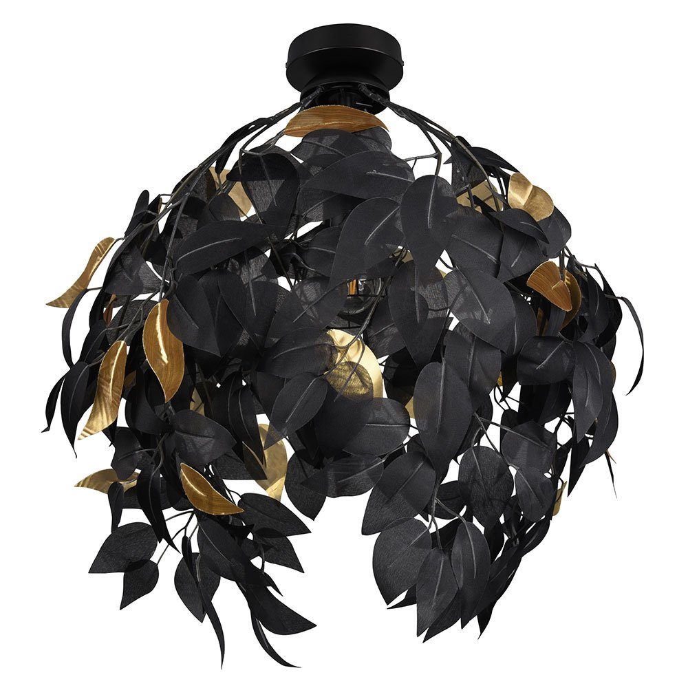 Reality Leuchten Pendelleuchte, Leuchtmittel inklusive, Warmweiß, Farbwechsel, Deckenleuchte Blätter dimmbar Wohnzimmerleuchte Decke Fernbedienung