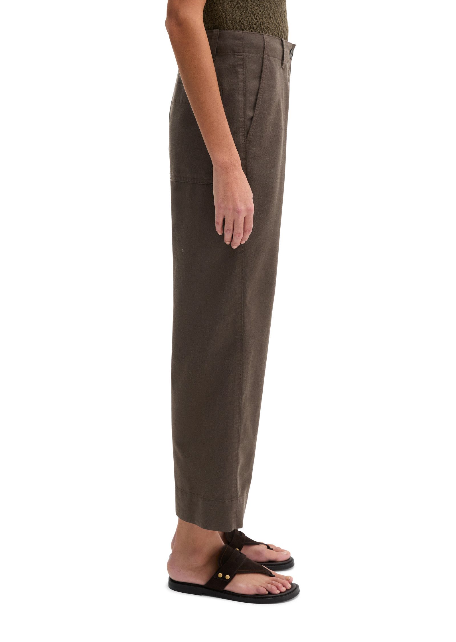 Marc O'Polo Chinohose aus Organic Cotton-Lyocell-Leinen-Mix günstig online kaufen