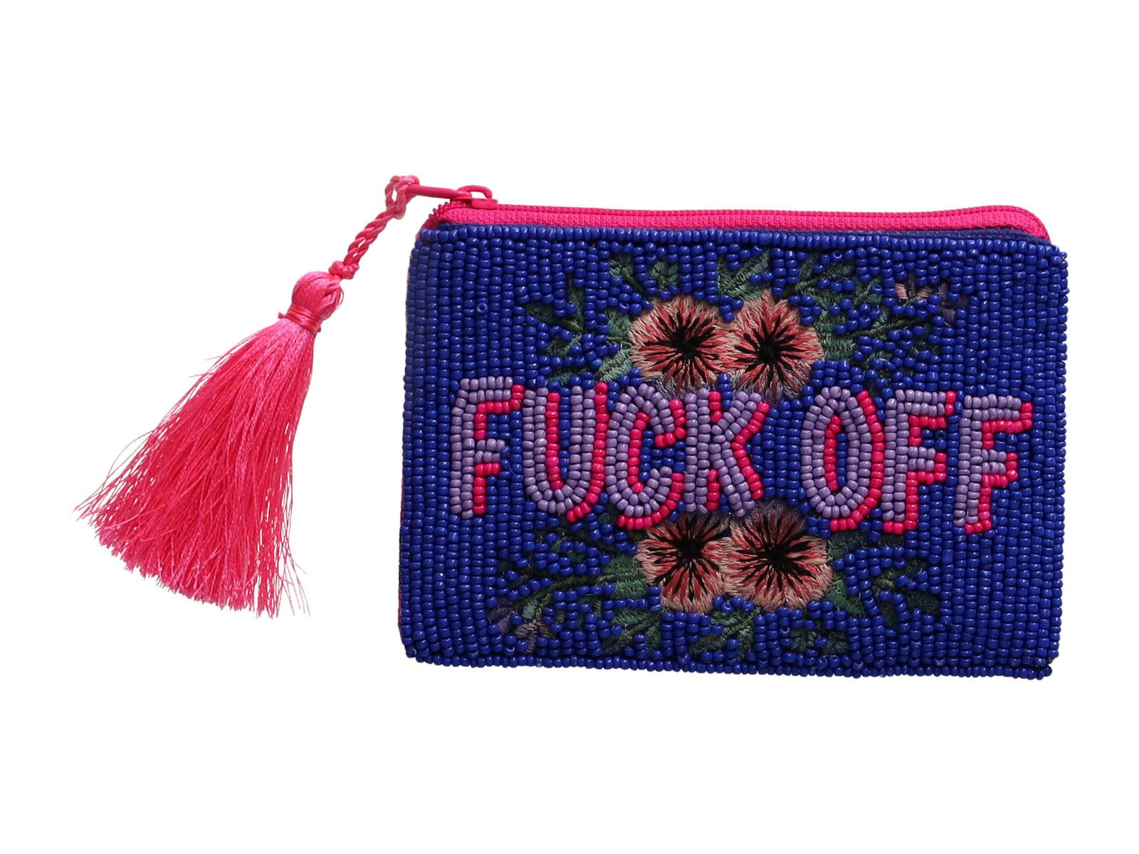 Giftcompany Kosmetiktasche Elodie Kosmetiktasche XS Fuck Off lila/pink 12cm