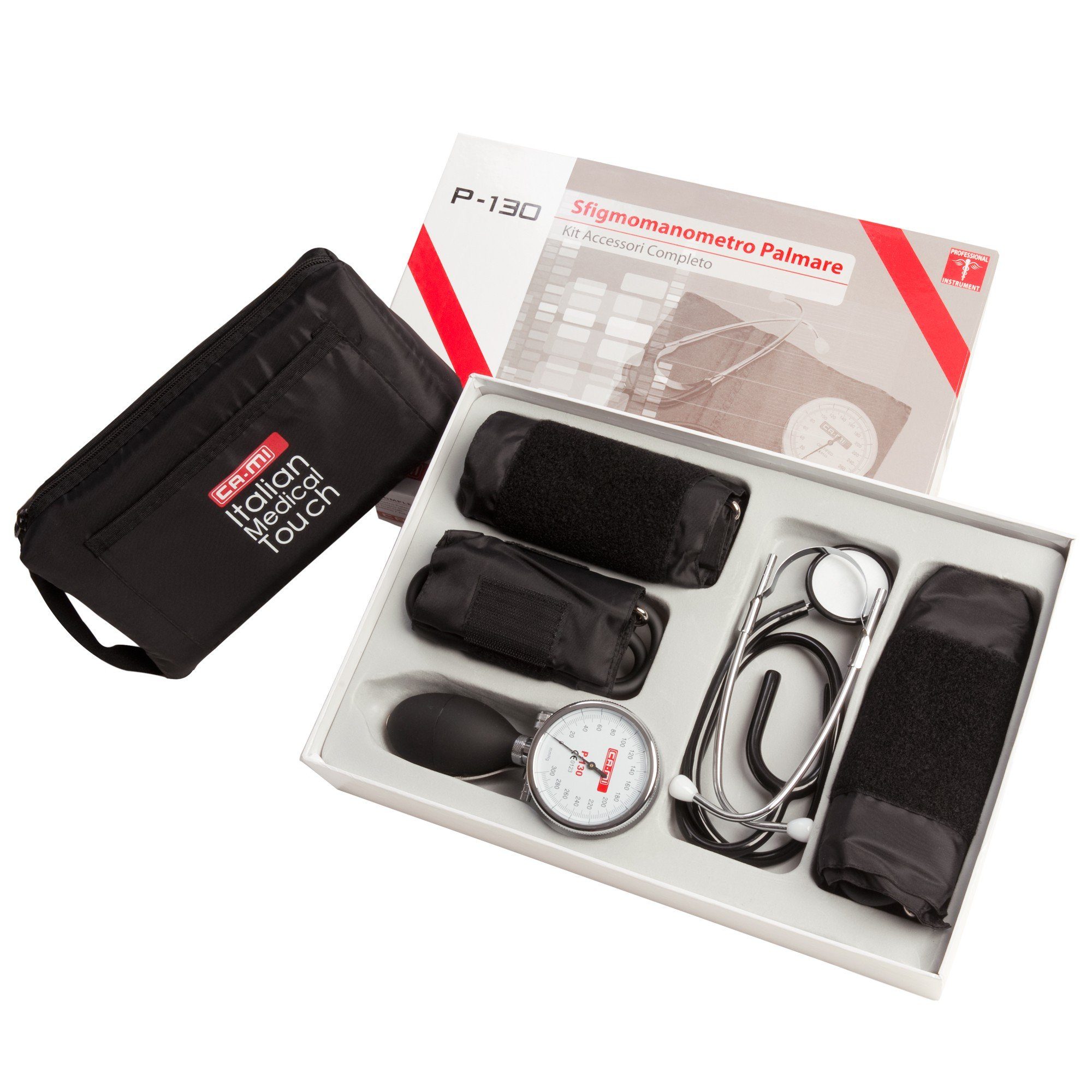 Blutdruckmessgerät PALM Sphygmomanometer P130 manuelles Blutdruckmessgerät und Stethoskop