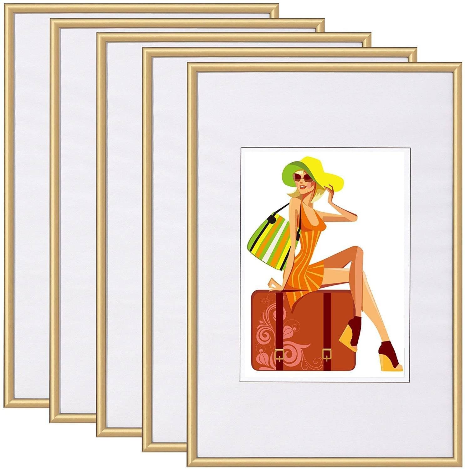 Woltu Bilderrahmen, (5 St), Bilderrahmen Kunststoff günstig online kaufen