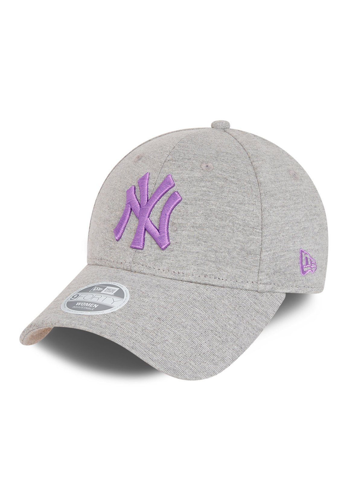 New Era Baseball Cap New Era Wmns Jersey Damen 9Forty Adjustable Cap NY  YANKEES Grau