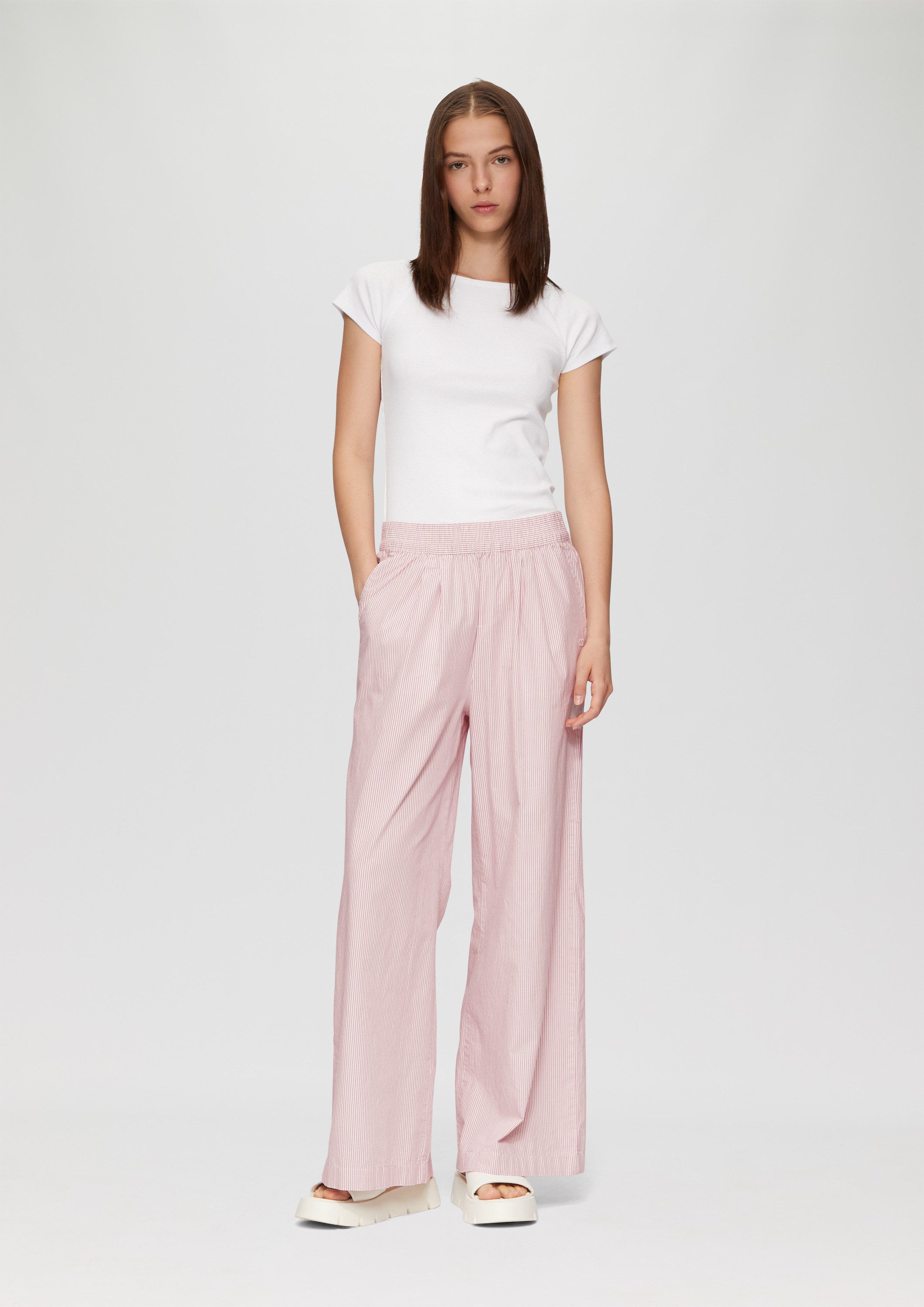 QS Chinos Hose Lässige Baumwollhosen mit günstig online kaufen