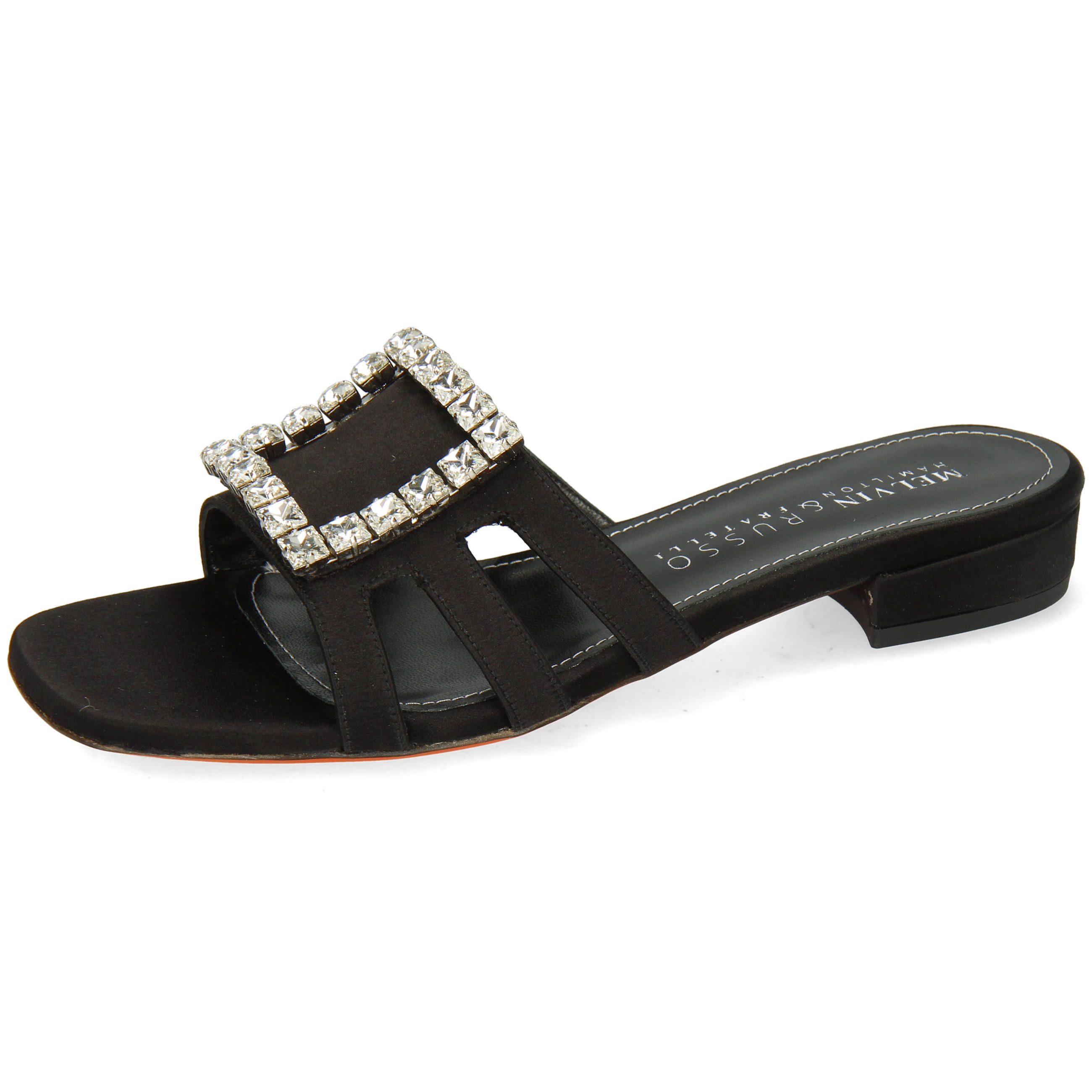 Eugenie 1 Satin-Pantoletten für Damen Pantolette