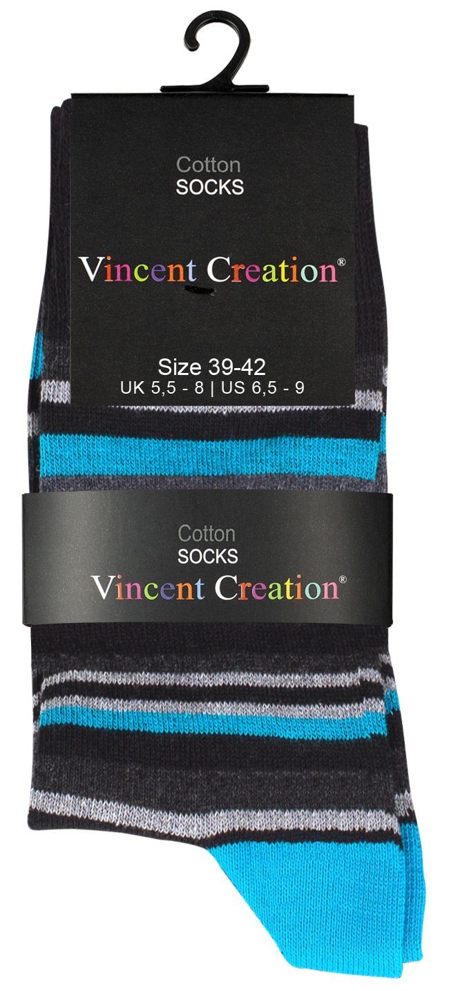 (8-Paar) Baumwollqualität Vincent Creation® Socken in angenehmer