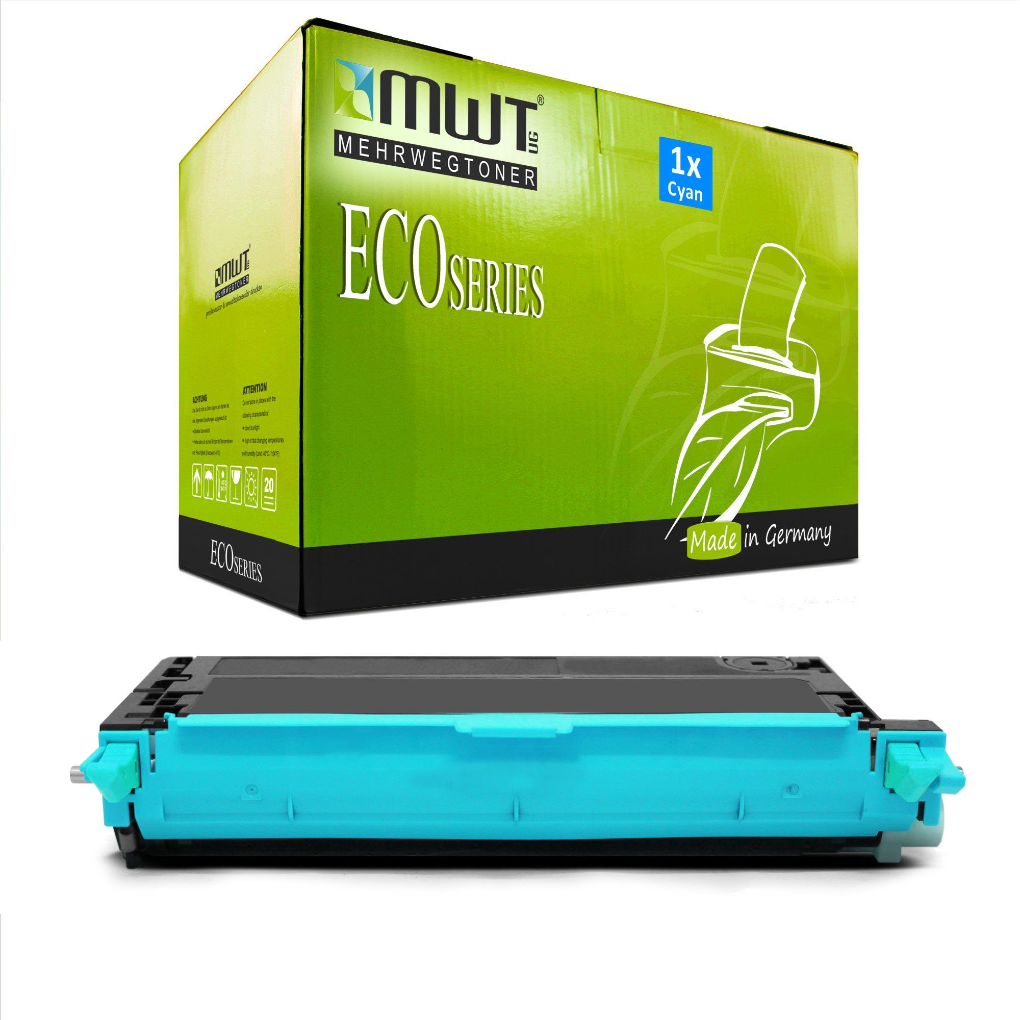 Toner ersetzt Tonerkartusche 106R01392 Mehrwegtoner Xerox Cyan